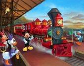 Paris train stations to Disney